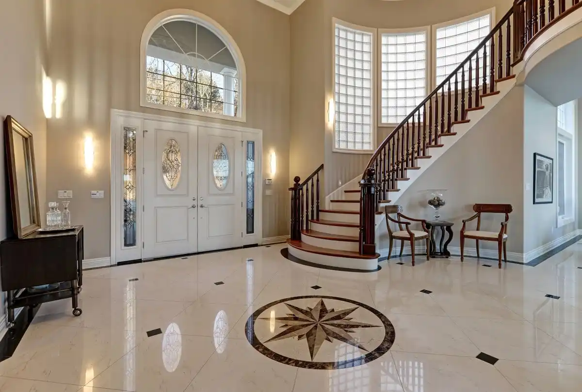 Luxury villa staircase interior design