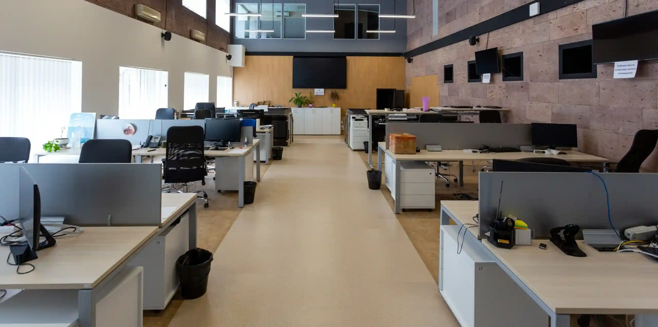 Modern workspace interior design project in Bangalore